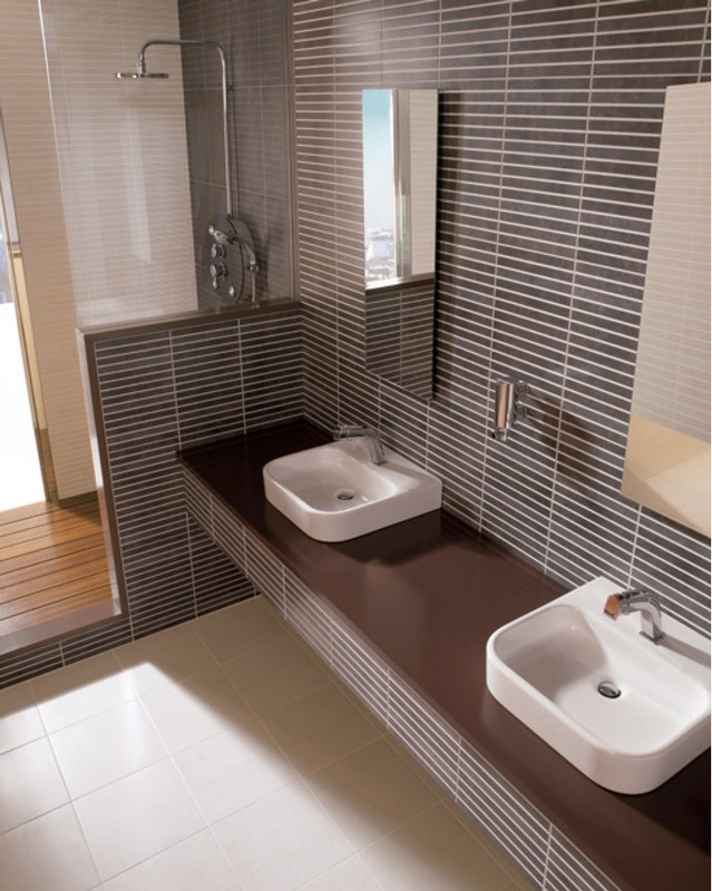 Imagenes de baño con ceramica ~ dikidu.com Cenefas para azulejos baño