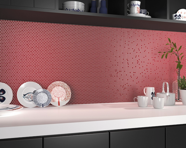 mosaico dots red ondacer