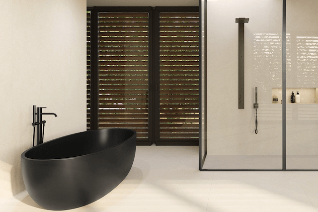 porcelain stoneware for bathrooms