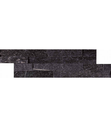 Fachaleta Quartz Negra 15x60cm.