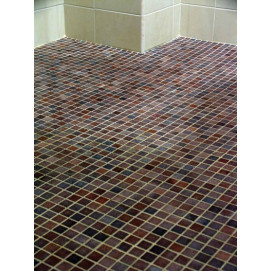 Mosaico Antislip Marron Morado 31,6x31,6