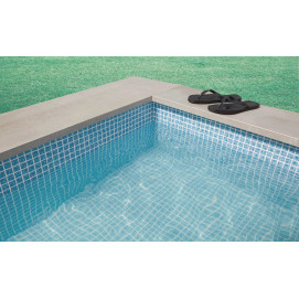 Mosaico Antislip Ondas Azur 31,6x31,6