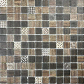 Mosaico Maderas Forest Sueves 31,6x31,6