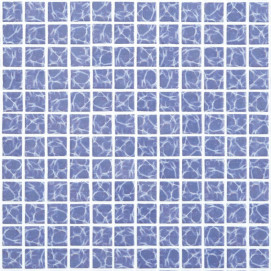 Mosaico Antislip Ondas Indigo 31,6x31,6