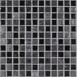 Mosaico Moondance Negro 31,6x31,6