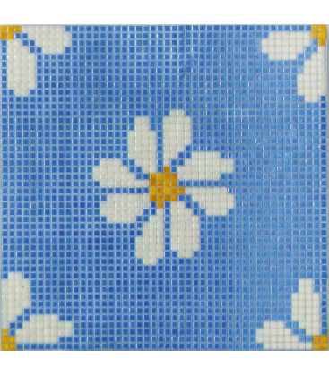 Mosaico Swiss Daisy 31,6x31,6cm.