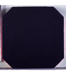 Octagon Negro Mate 15X15cm.