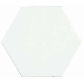 Hexagon Marrakech Blanco 15x15cm.