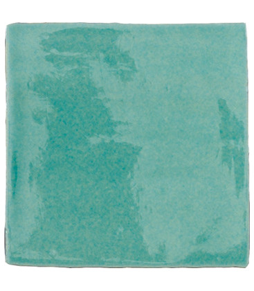 Provenza Verde Océano Craquelé 13x13cm.