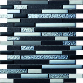 Mosaico Granit Negro 30x30cm.