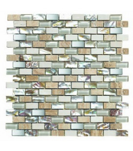 Mosaico Nacar Beige 30x30cm.