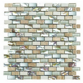 Mosaic Nacar Beige 30x30cm.