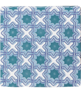 Dec. Alhambra Azul 13x13cm.