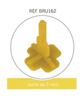 Crucetas T Ref.BRU162 para junta de 2mm. (Bolsa 250 pzs)