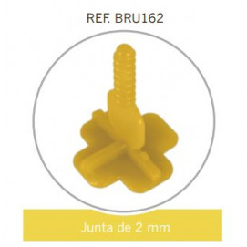 Crucetas T Ref.BRU162 para junta de 2mm. (Bolsa 250 pzs)