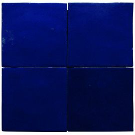 Zelij Azul Cobalto 10x10x1 cm.