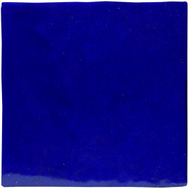 Zelij Azul Cobalto 10x10x1 cm.