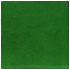 Zelij Verde Botella 10x10x1 cm.