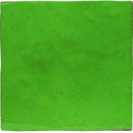 Zelij Verde Hierba 10x10x1 cm.