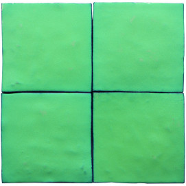 Zelij Special Lava Verde 10x10x1 cm.