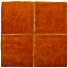 Zelij Special Naranja Dif 10x10x1 cm.
