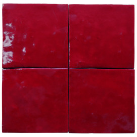 Zelij Special Rojo Antiguo 10x10x1 cm.