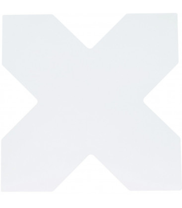 BeColors Cross White 13,6x13,6x0,9cm.