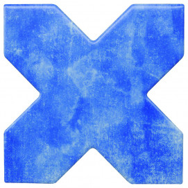 BeColors Cross Electric Blue 13,6x13,6x0,9cm.