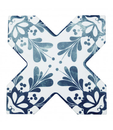 BeColors Cross Dec. Stencil Navy 13,6x13,6x0,9cm.