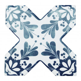 BeColors Cross Dec. Stencil Navy 13,6x13,6x0,9cm.