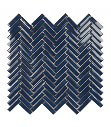 Mosaico Chevron Blue 28,3x27,7cm.