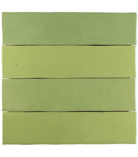 Zelij Verde Hierba 5x20x1 cm.