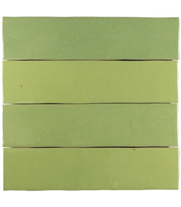 Zelij Verde Hierba 5x20x1 cm.