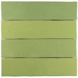 Zelij Verde Hierba 5x20x1 cm.