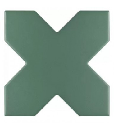 New York Cev Cross Green 13,6x13,6cm.