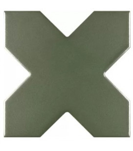 Hex. Rock Star Cev Green Marble 14x16cm.