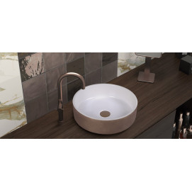 Lavabo Glam White&Copper