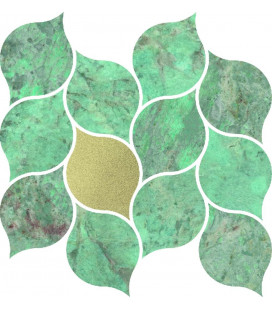 Mosaico Amazonite Leaves