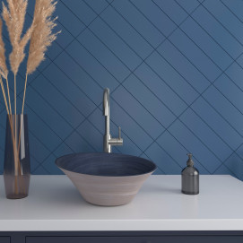 Lavabo Mintons Indigo