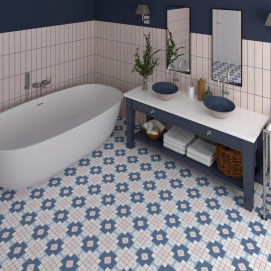 Lavabo Mintons Indigo