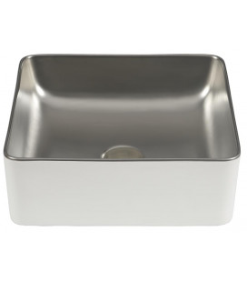 Basin glass LAVABO PAN DE ORO 42X42X14,5 ▻ DUNE