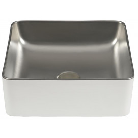 Lavabo Savannah White&Silver