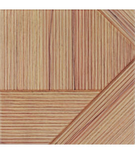 Stripes Mix Teak 25x25x1cm.