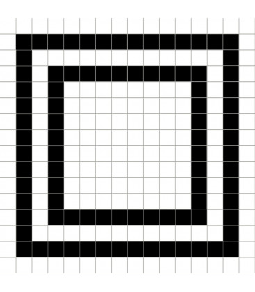 Grid 20x20x0,8cm.