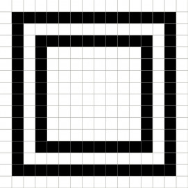 Grid 20x20x0,8cm.