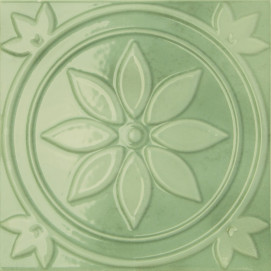 Lucciola Menta 15x15x0,8cm.