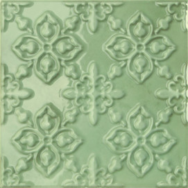 Lucciola Menta 15x15x0,8cm.