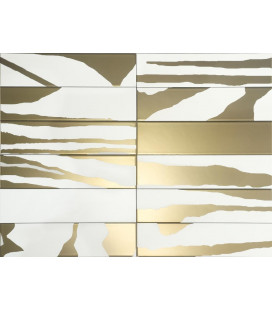 Flat Du Savannah White&Gold 7,5x30x0,8cm.