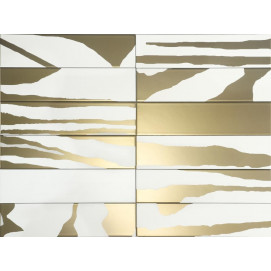 Flat Du Savannah White&Gold 7,5x30x0,8cm.