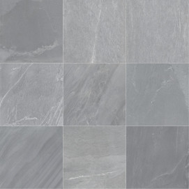 Pietrasanta Dark Grey Matt Polished 90x90x0,9cm.